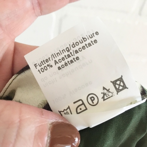 NWT Vintage Maxi Skirt Deadstock Blanchelle Zebra Tiger Tropical print lined 16 - Picture 14 of 16